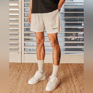 Represent Owners Club Mesh Shorts Flat White